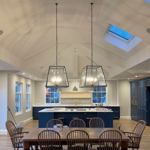 Audio-Visual Installation in Open-Plan Kitchen and Dining Area