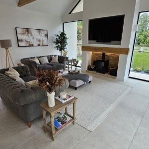 Living Room with Integrated AV System - Bury St Edmunds